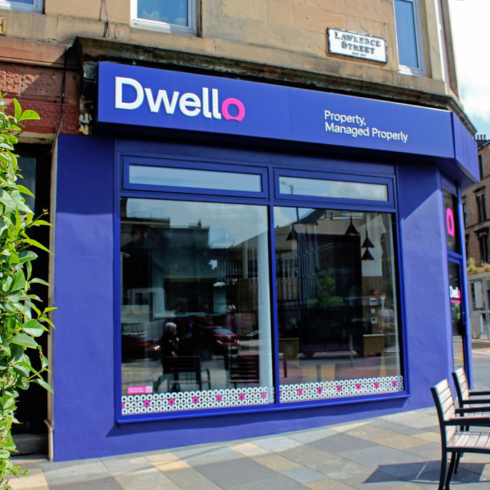 dwello property office in the west end of Glasgow